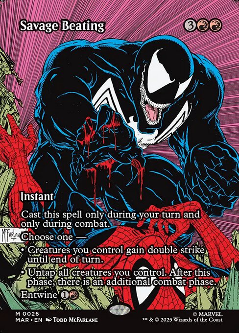 Savage Beating (Borderless) - Marvel Universe Eternal-Legal - M - 26