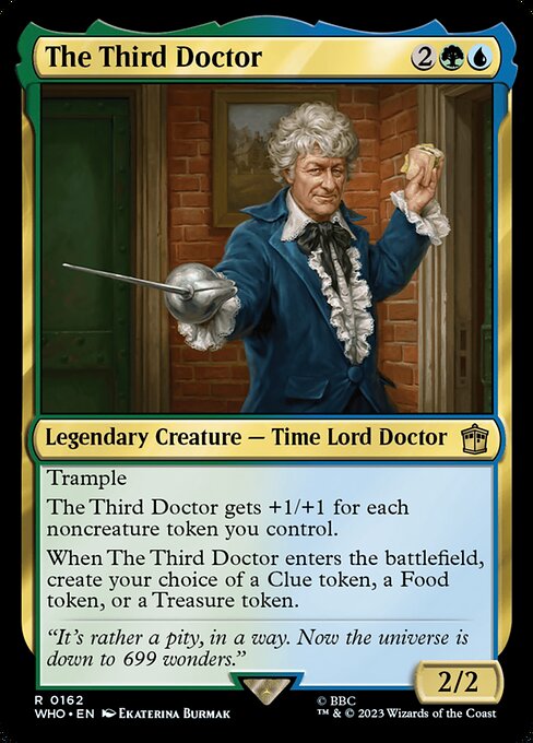 The Third Doctor - Universes Beyond: Doctor Who - R - 162