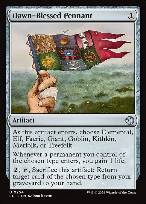 Dawn-Blessed Pennant - Lorwyn Eclipsed - U - 254