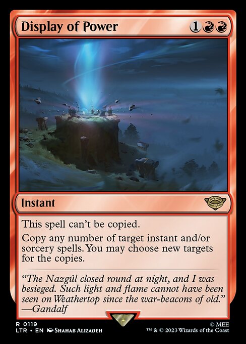 Display of Power - Universes Beyond: The Lord of the Rings: Tales of Middle-earth - R - 119