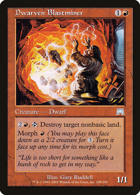 Dwarven Blastminer - Onslaught - U - 199