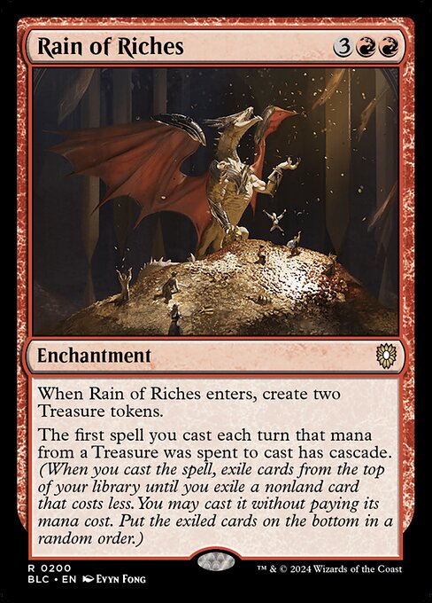 Rain of Riches - Commander: Bloomburrow - R - 200