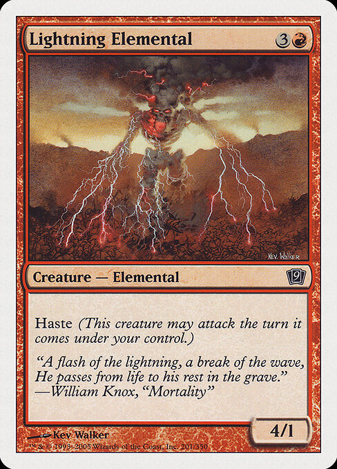 Lightning Elemental - 9th Edition - C - 201