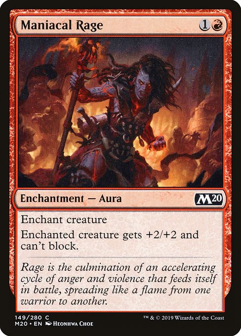 Maniacal Rage - Core Set 2020 - C - 149