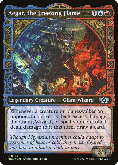 Aegar, the Freezing Flame (Halo Foil) - March of the Machine: Multiverse Legends - U - 161