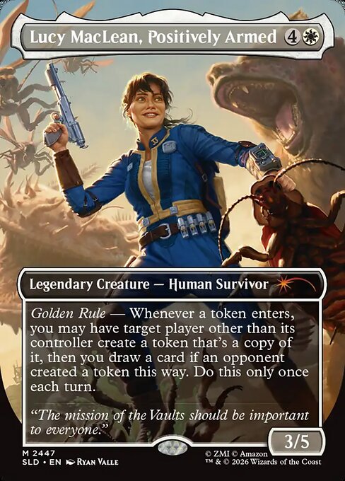 Lucy MacLean, Positively Armed - Secret Lair Drop Series - M - 2447