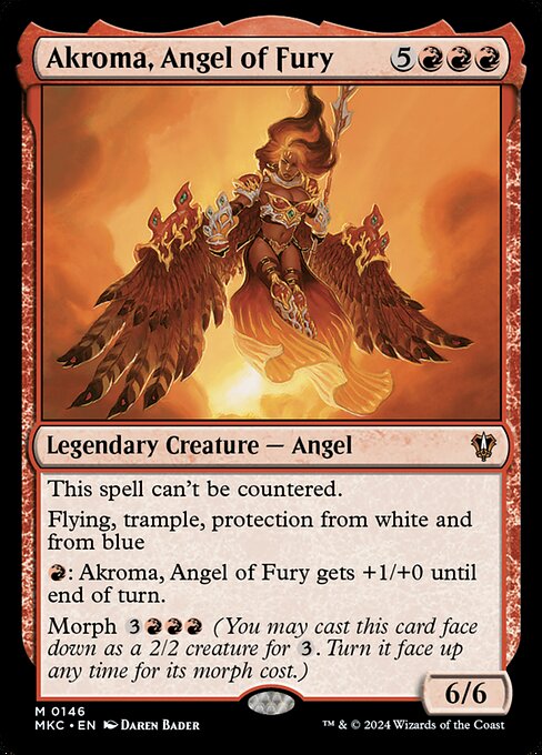 Akroma, Angel of Fury - Commander: Murders at Karlov Manor - M - 146