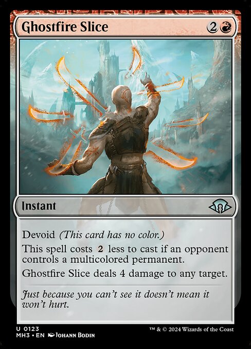 Ghostfire Slice - Modern Horizons 3 - U - 123
