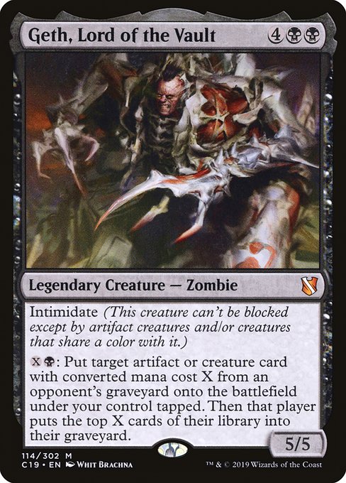 Geth, Lord of the Vault - Commander 2019 - M - 114