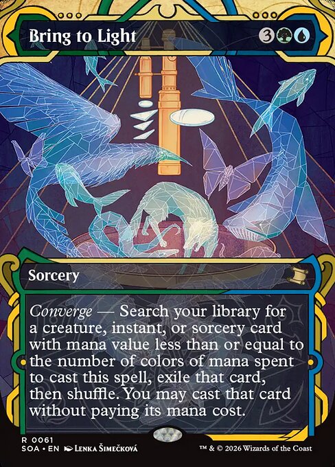 Bring to Light (JP Alternate Art) - Secrets of Strixhaven: Mystical Archive - R - 126