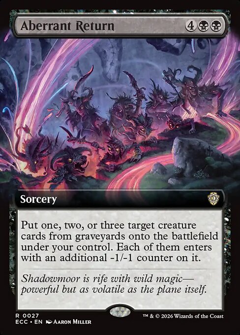 Aberrant Return (Extended Art) - Commander: Lorwyn Eclipsed - R - 27