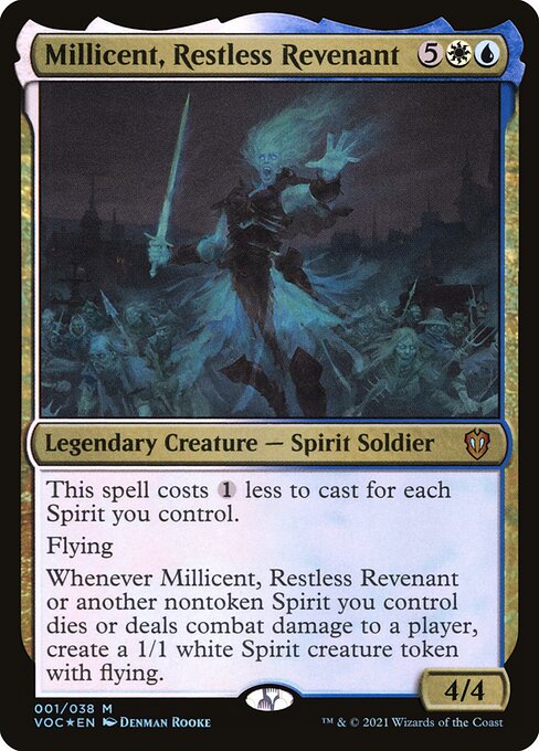 Millicent, Restless Revenant - Commander: Innistrad: Crimson Vow - M - 1