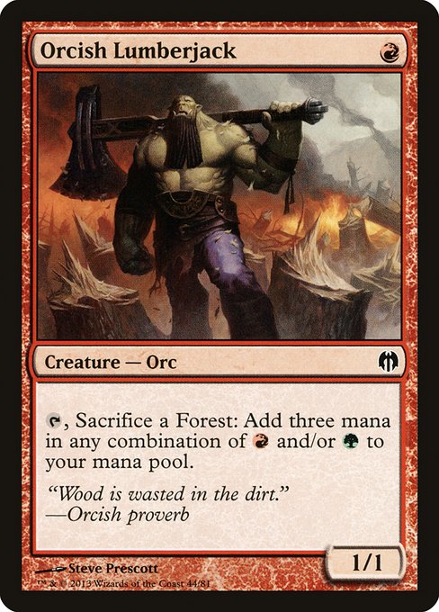 Orcish Lumberjack - Duel Decks: Heroes vs. Monsters - C - 44