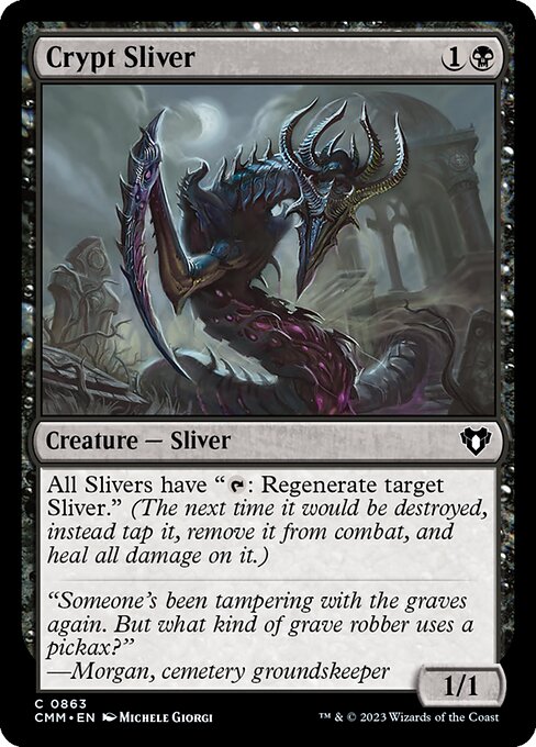 Crypt Sliver - Commander Masters - C - 863