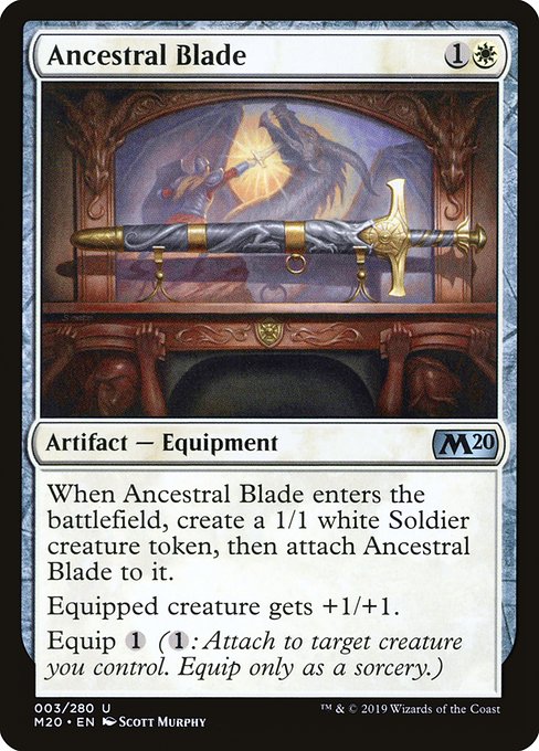 Ancestral Blade - Core Set 2020 - U - 3