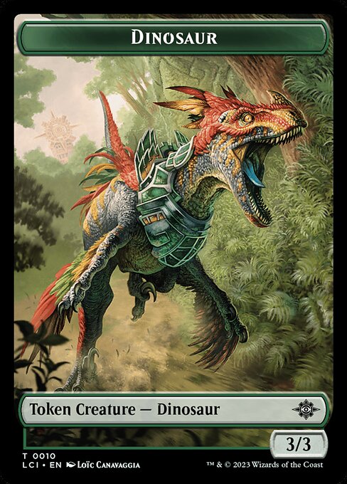 Dinosaur Token (0010) - The Lost Caverns of Ixalan - T - 10