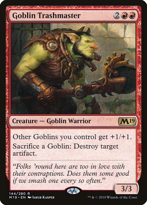 Goblin Trashmaster - Core Set 2019 - R - 144