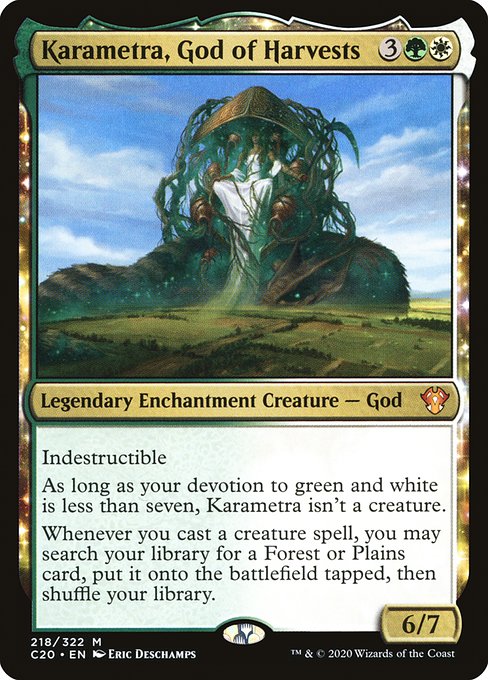 Karametra, God of Harvests - Commander 2020 - M - 218