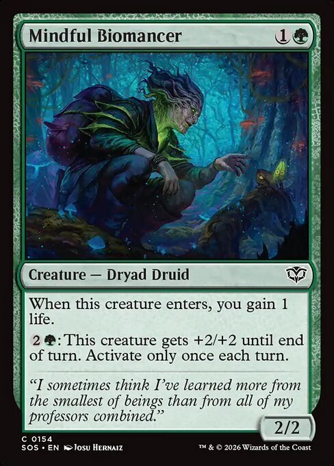 Mindful Biomancer - Secrets of Strixhaven - C - 154