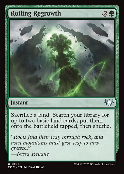 Roiling Regrowth - Commander: Edge of Eternities - U - 105