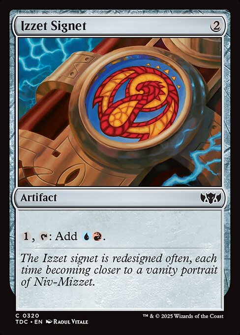 Izzet Signet - Commander: Tarkir: Dragonstorm - C - 320