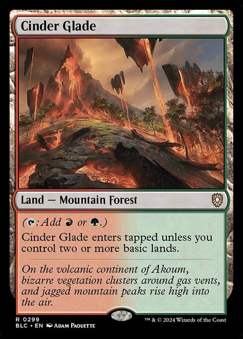 Cinder Glade - Commander: Bloomburrow - R - 299