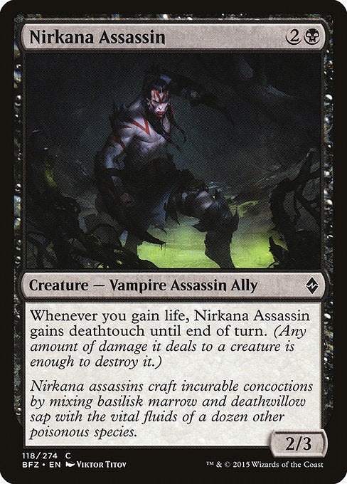Nirkana Assassin - Battle for Zendikar - C - 118