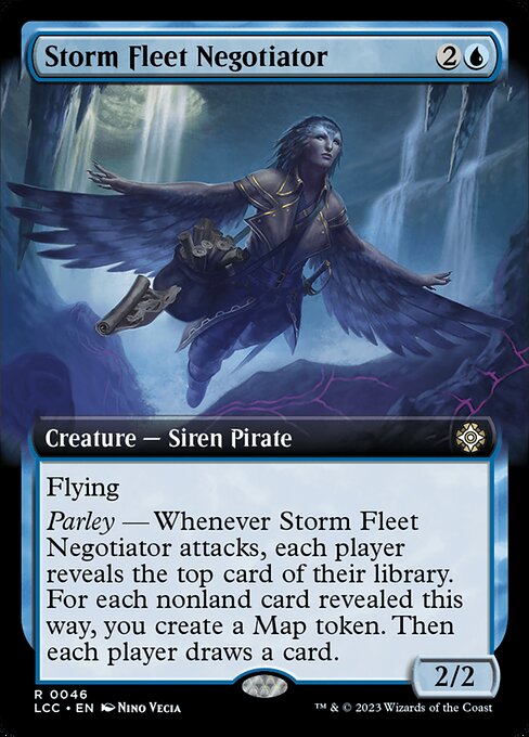 Storm Fleet Negotiator (Extended Art) - Commander: The Lost Caverns of Ixalan - R - 46