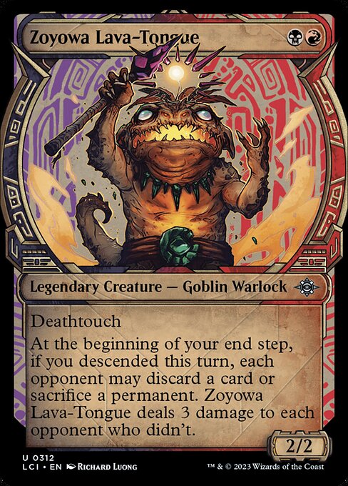 Zoyowa Lava-Tongue (Showcase) - The Lost Caverns of Ixalan - U - 312