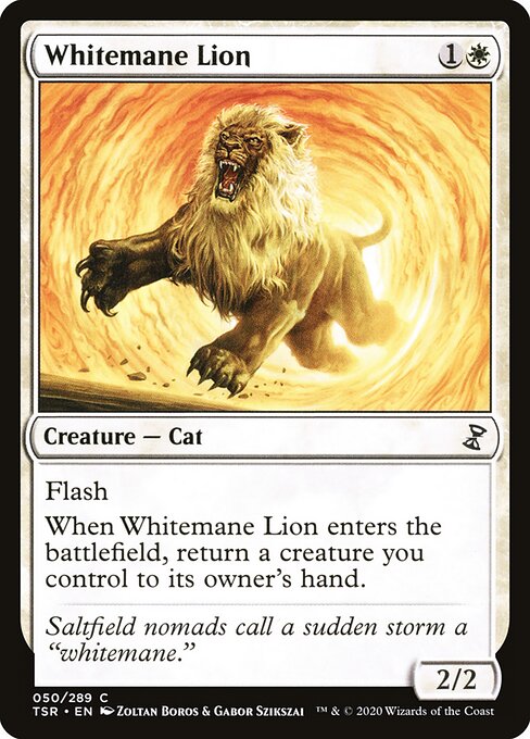 Whitemane Lion - Time Spiral: Remastered - C - 50