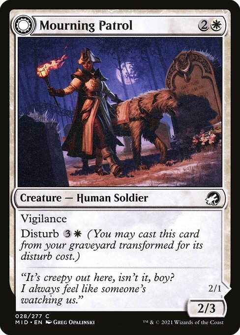 Mourning Patrol - Innistrad: Midnight Hunt - C - 28