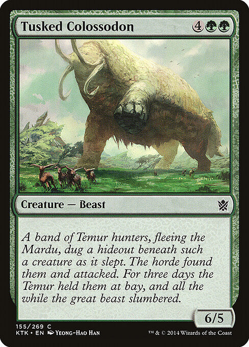 Tusked Colossodon - Khans of Tarkir - C - 155