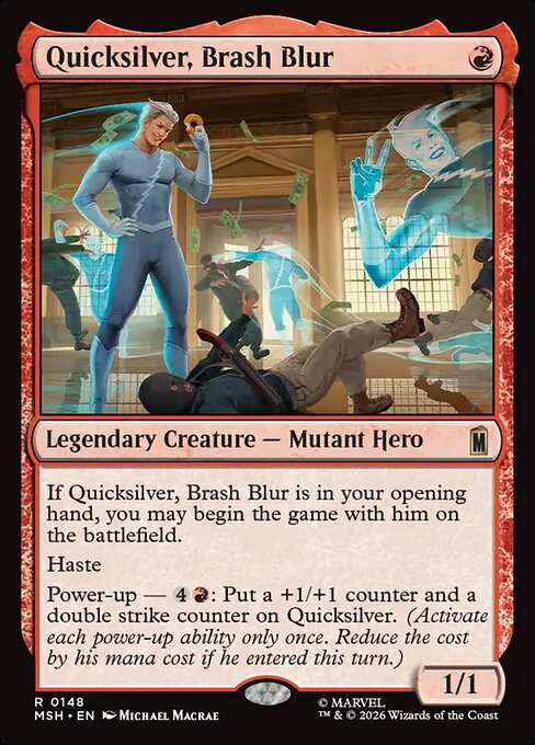 Quicksilver, Brash Blur - Marvel Super Heroes - R - 148