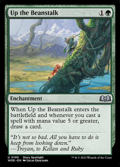 Up the Beanstalk - Wilds of Eldraine - U - 195