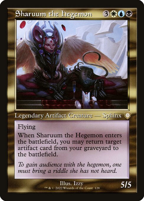 Sharuum the Hegemon (Retro Frame) - Commander: The Brothers' War - R - 128