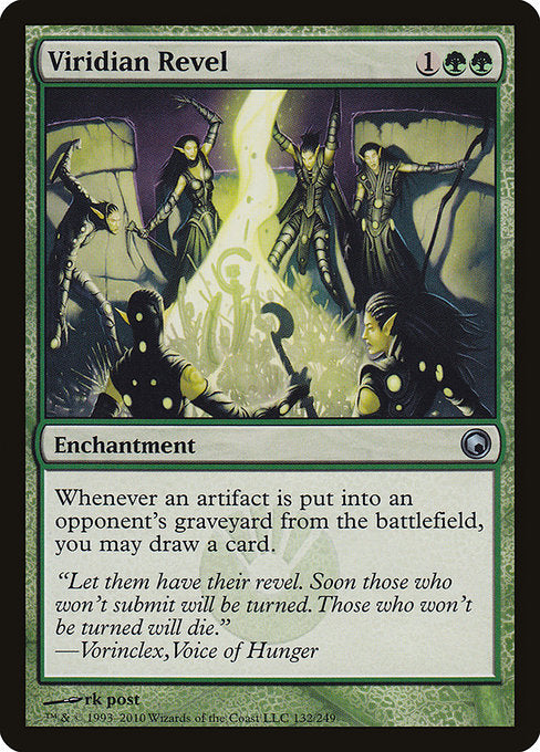Viridian Revel - Scars of Mirrodin - U - 132