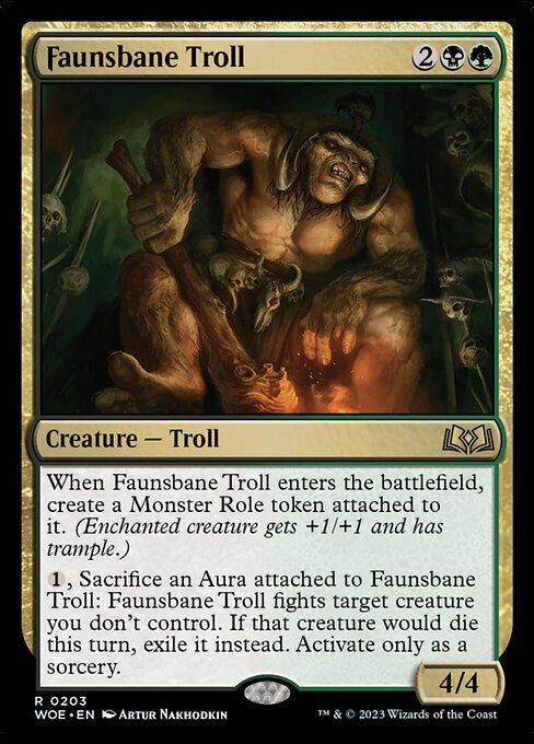 Faunsbane Troll - Wilds of Eldraine - R - 203