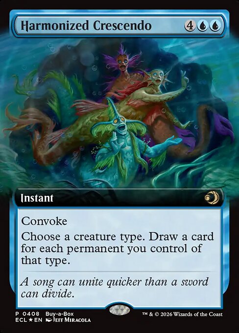 Harmonized Crescendo (Extended Art) - Buy-A-Box Promos - P - 408