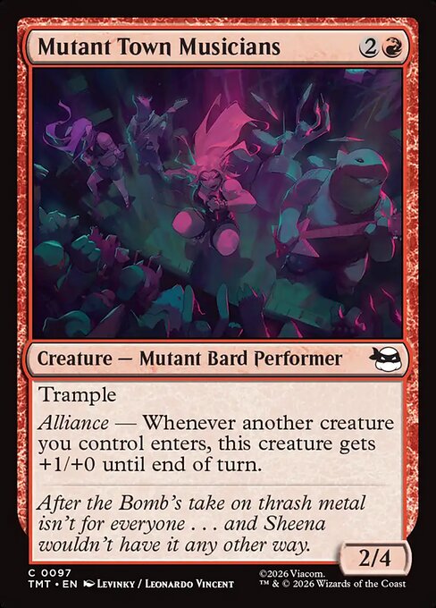 Mutant Town Musicians - Teenage Mutant Ninja Turtles - C - 97