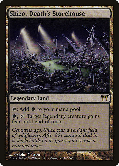 Shizo, Death's Storehouse - Champions of Kamigawa - R - 283
