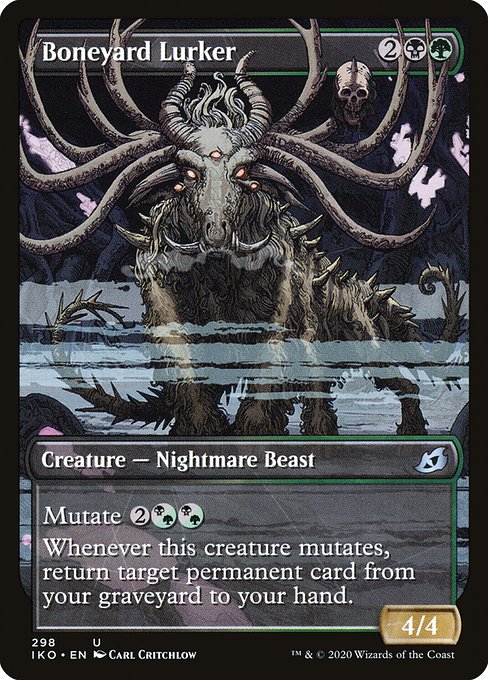 Boneyard Lurker (Showcase) - Ikoria: Lair of Behemoths - U - 298