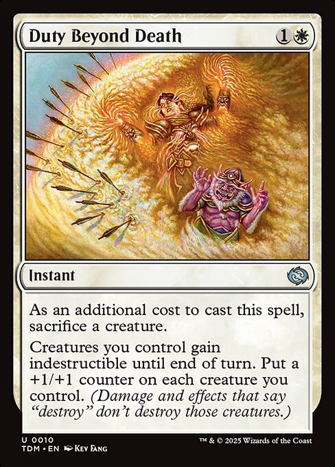 Duty Beyond Death - Tarkir: Dragonstorm - U - 10