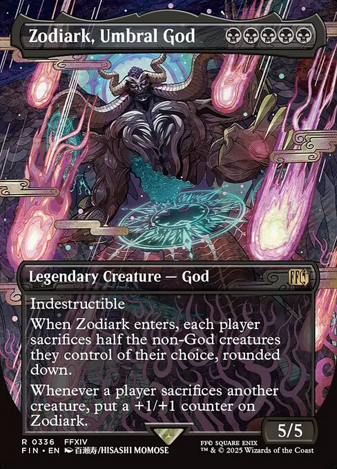 Zodiark, Umbral God (Borderless) - FINAL FANTASY - R - 336