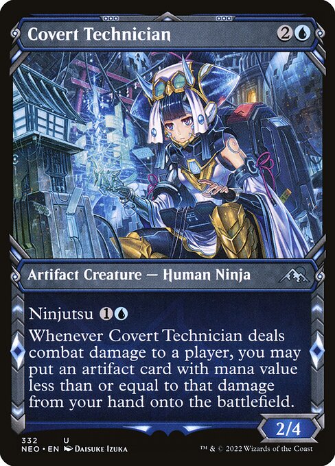 Covert Technician (Showcase) - Kamigawa: Neon Dynasty - U - 332