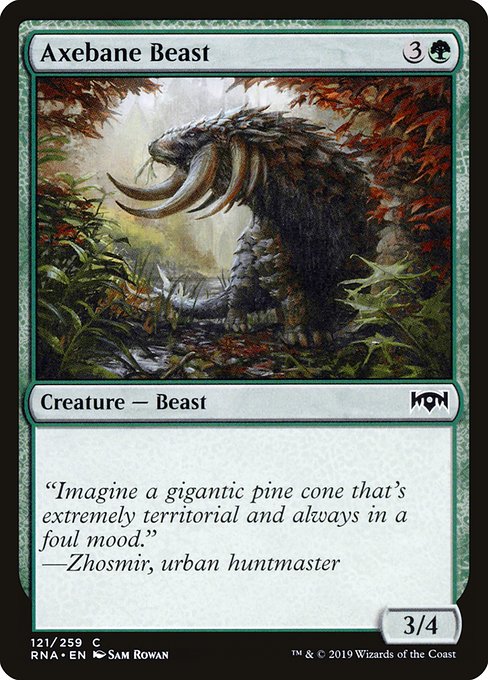 Axebane Beast - Ravnica Allegiance - C - 121