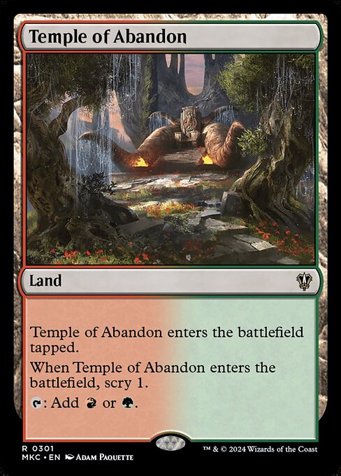 Temple of Abandon - Commander: Murders at Karlov Manor - R - 301