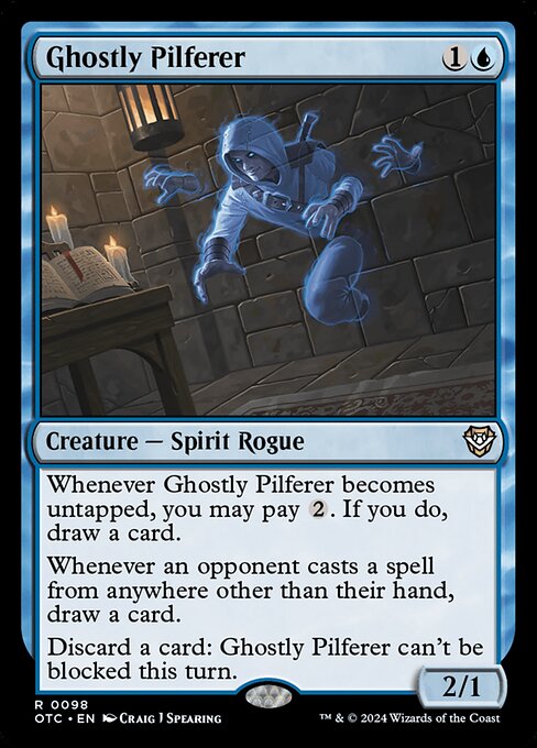 Ghostly Pilferer - Commander: Outlaws of Thunder Junction - R - 98
