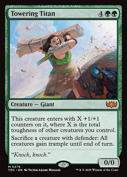 Towering Titan - Commander: Tarkir: Dragonstorm - M - 276