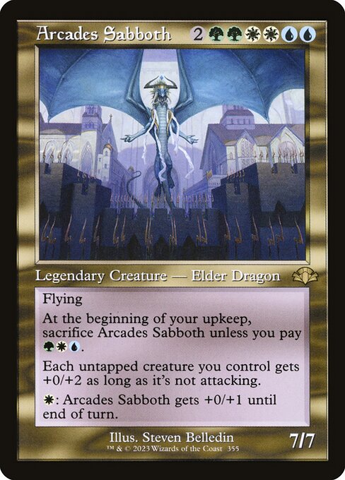 Arcades Sabboth (Retro Frame) - Dominaria Remastered - R - 355
