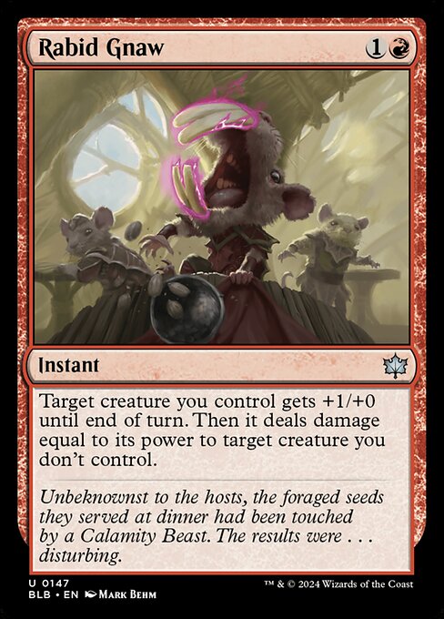 Rabid Gnaw - Bloomburrow - U - 147
